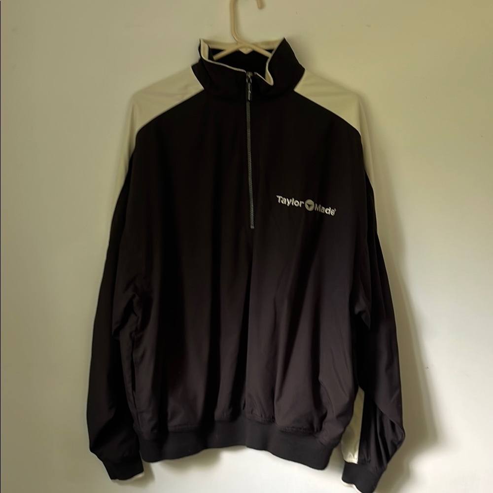 Vintage TaylorMade Black and White Windbreaker